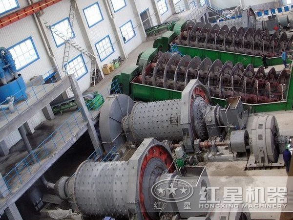 鋁渣球磨機現場圖
