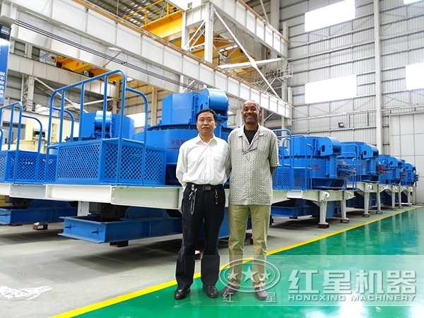 石灰石制砂機廠區圖